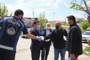 Maske ve El Dezenfektanı Dağıtımımız Sürüyor